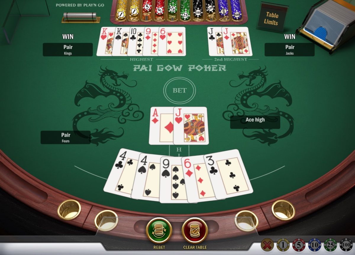 Interneta kazino Pai Gow Poker